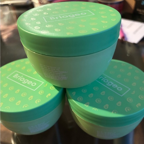 SET OF THREE Briogeo Superfoods Avocado + Kiwi Mega Moisture Hair Mask BRAND NEW - Picture 5 of 6
